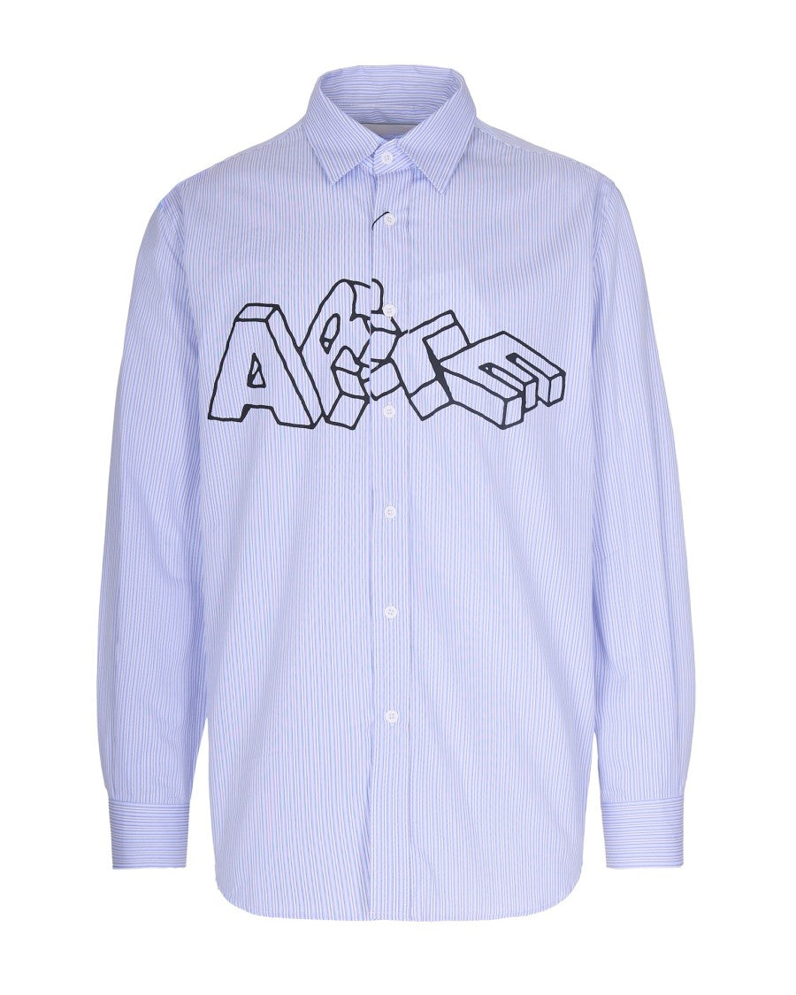 Arte Antwerp Art Blocks Striped Shirt