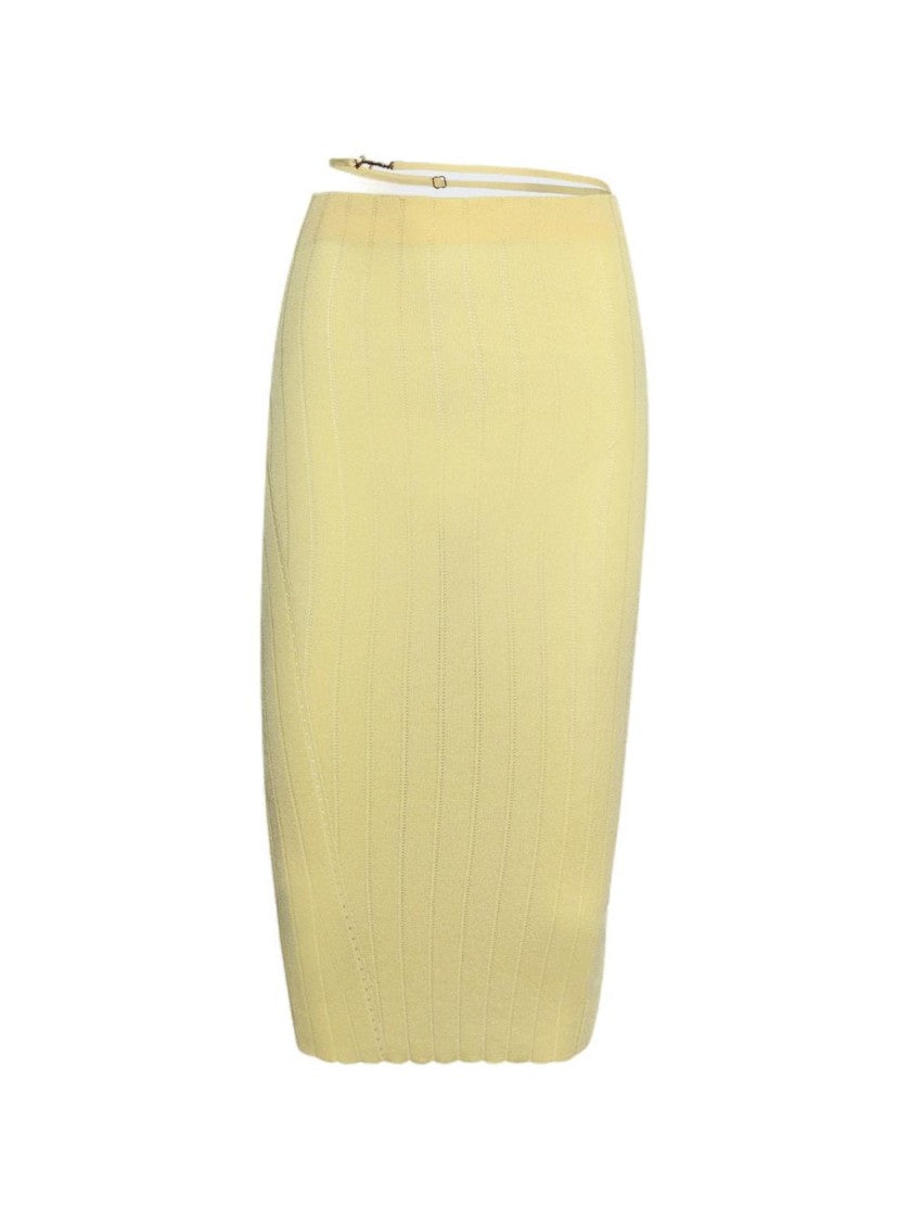 Jacquemus The Pralù Skirt Light Yellow