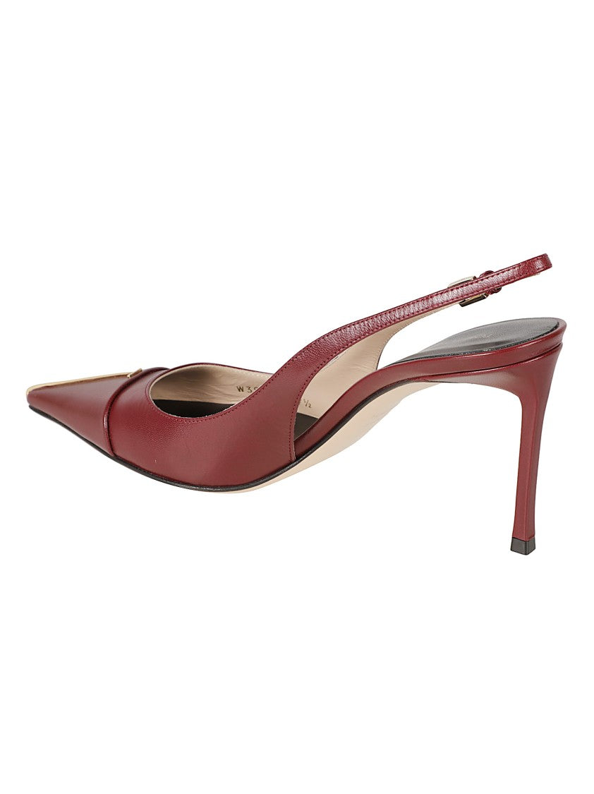 Tom Ford Pointed-Toe Slingback Pumps With Slim Stiletto Heel
