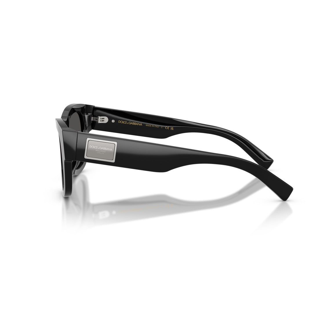 Dolce & Gabbana 0Dg4509 Bold Rectangular Black Acetate Sunglasses