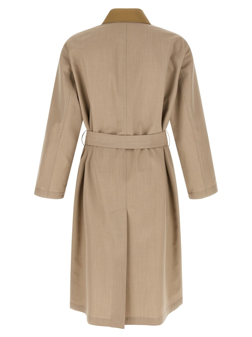 Auralee Wool Max Canvas' Coat