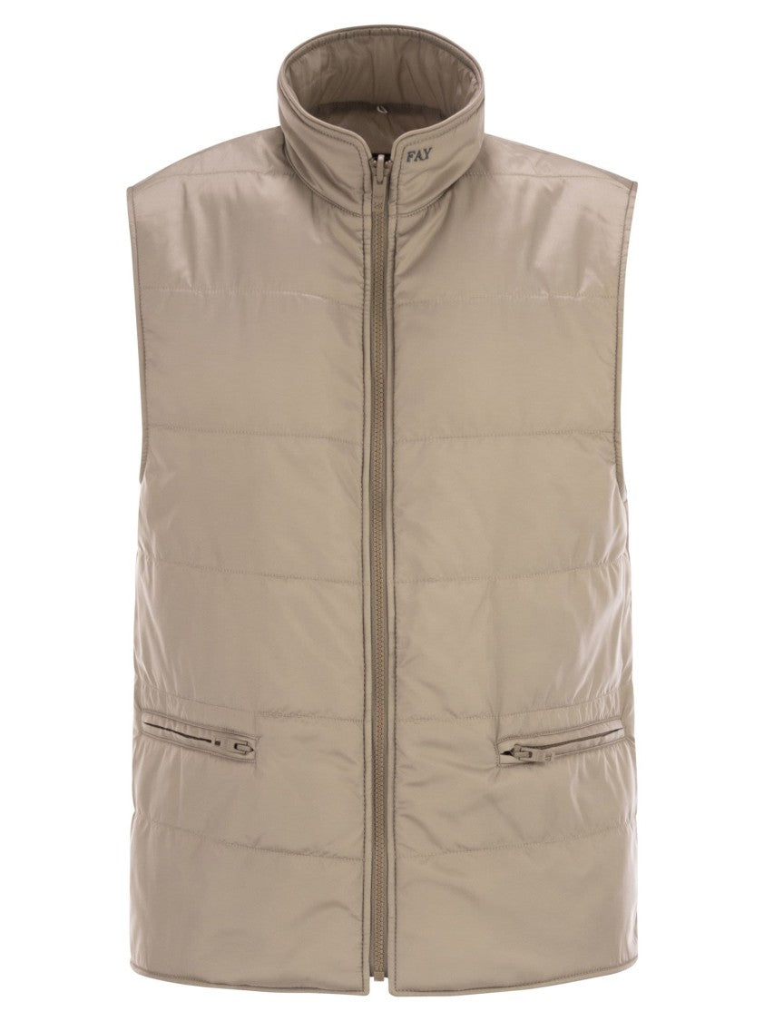 Fay Double Coat In Wool And Cashmere Cloth