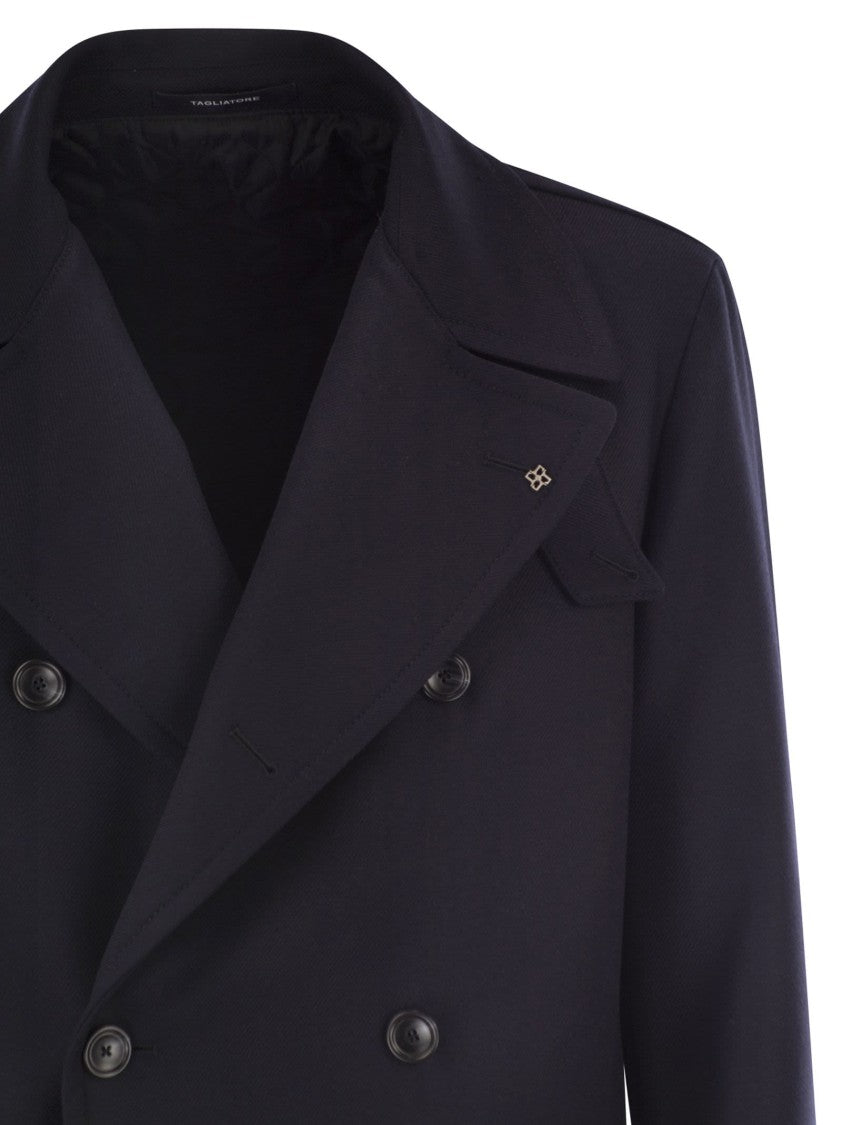 Tagliatore Lawrence - Double-Breasted Coat In Virgin Wool