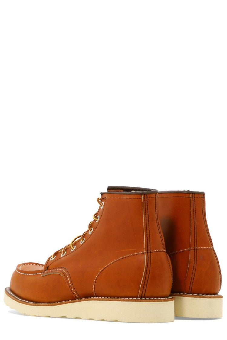 Red Wing Moc Toe Lace-Up Boots