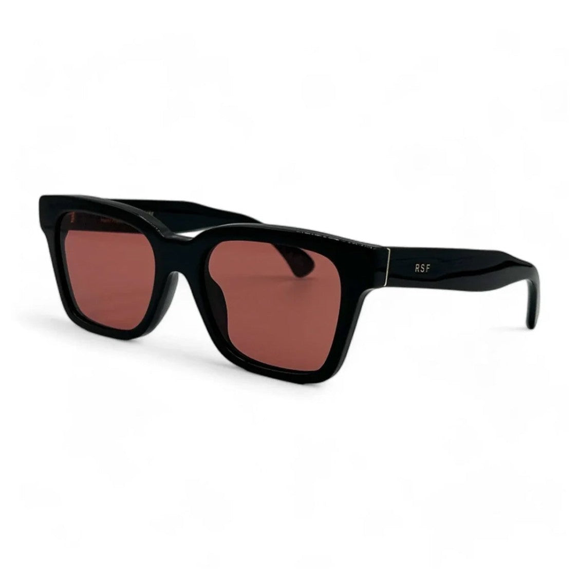 Retrosuperfuture Black America Acetate Rectangular Sunglasses