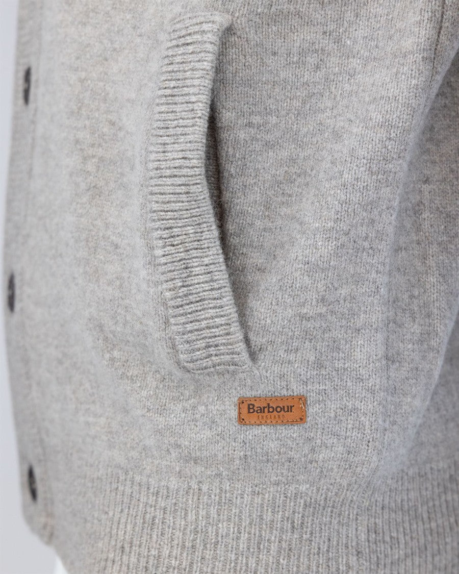 Barbour Essential Patch Zip Sweater - Grey