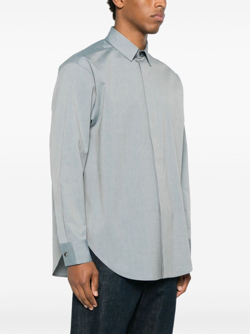 Fear Of God Melange Cotton And Wool Blend Shirt