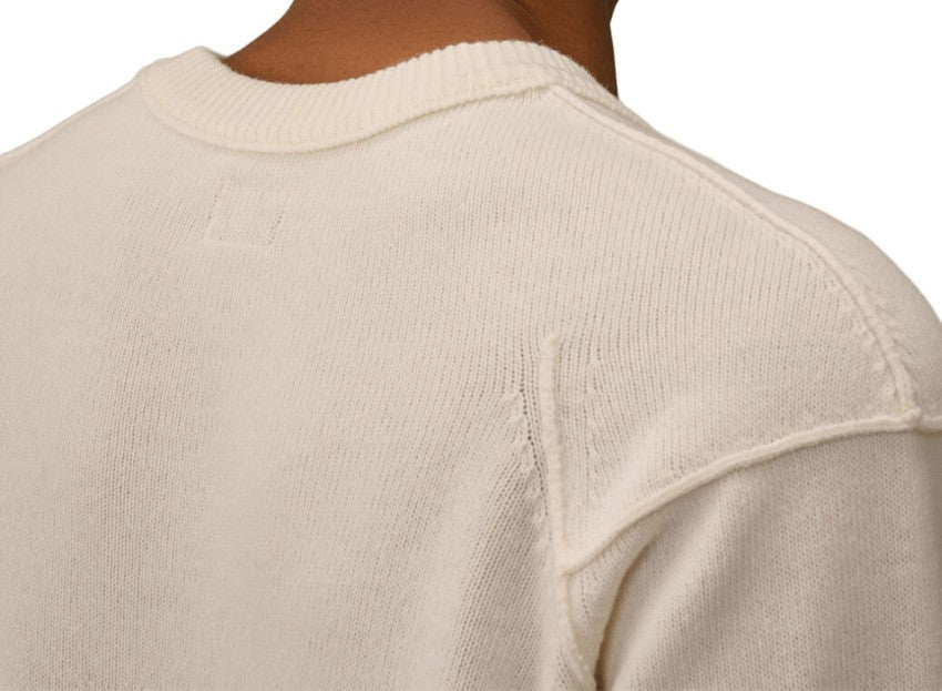 C.P. Company Crewneck Lambswool Sweater With Iconic Lens Detail