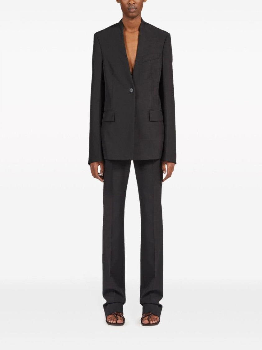 Ferragamo Tailored Virgin Wool Trousers