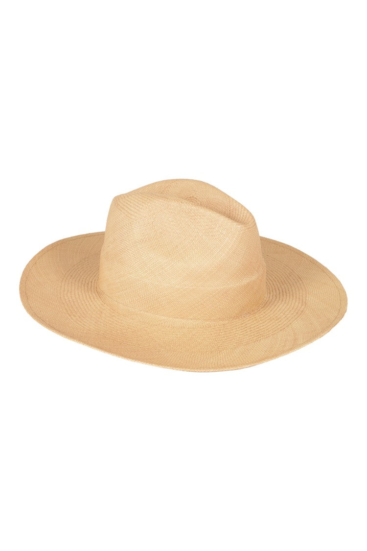Barbisio Wide-Brimmed Raffia Hat With Structured Crown