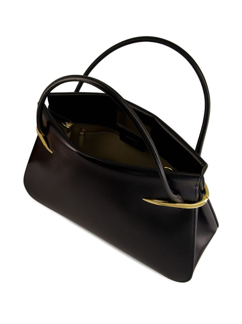 Givenchy Black Structured Trapezoidal Gold Hardware Bag