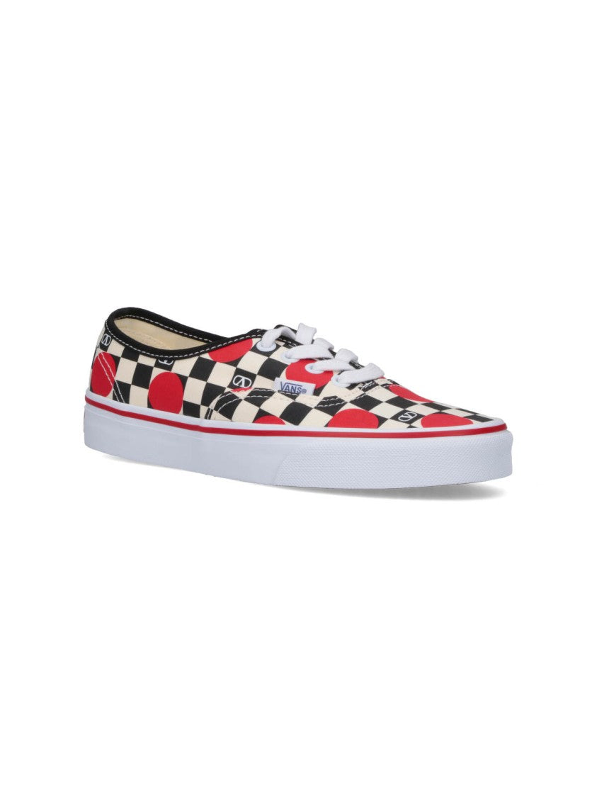 Valentino Garavani Low-Top Sneakers With Checkerboard Design