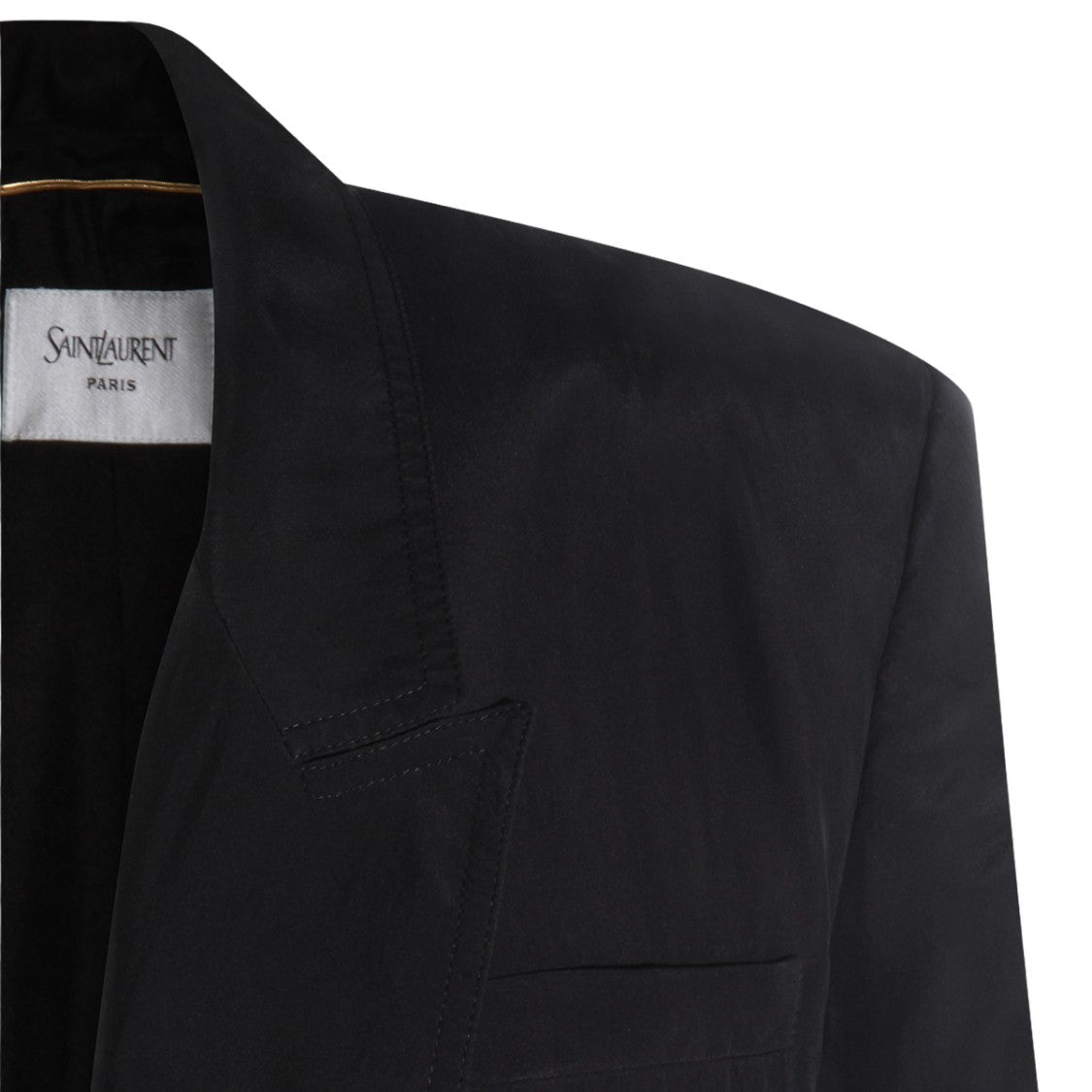 Saint Laurent Double-Breasted Black Jacket