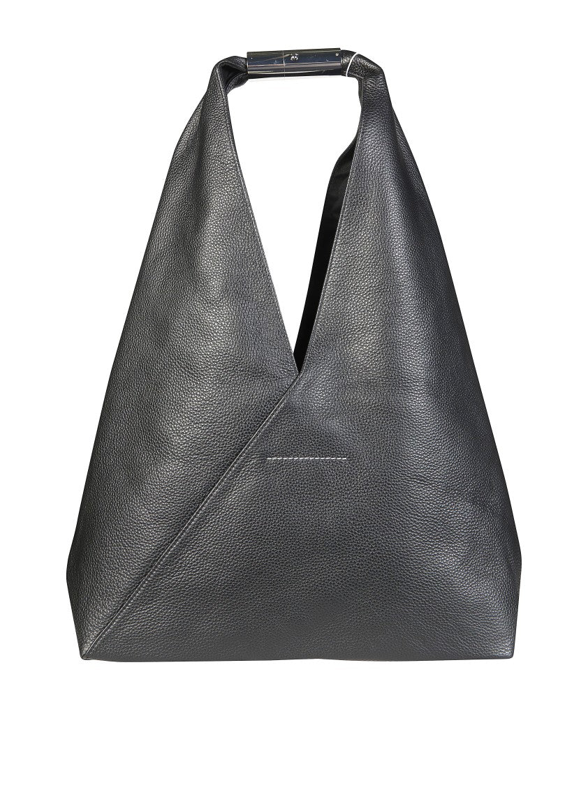 Mm6 By Maison Margiela Triangular Folded Wrapped Handle Handbag