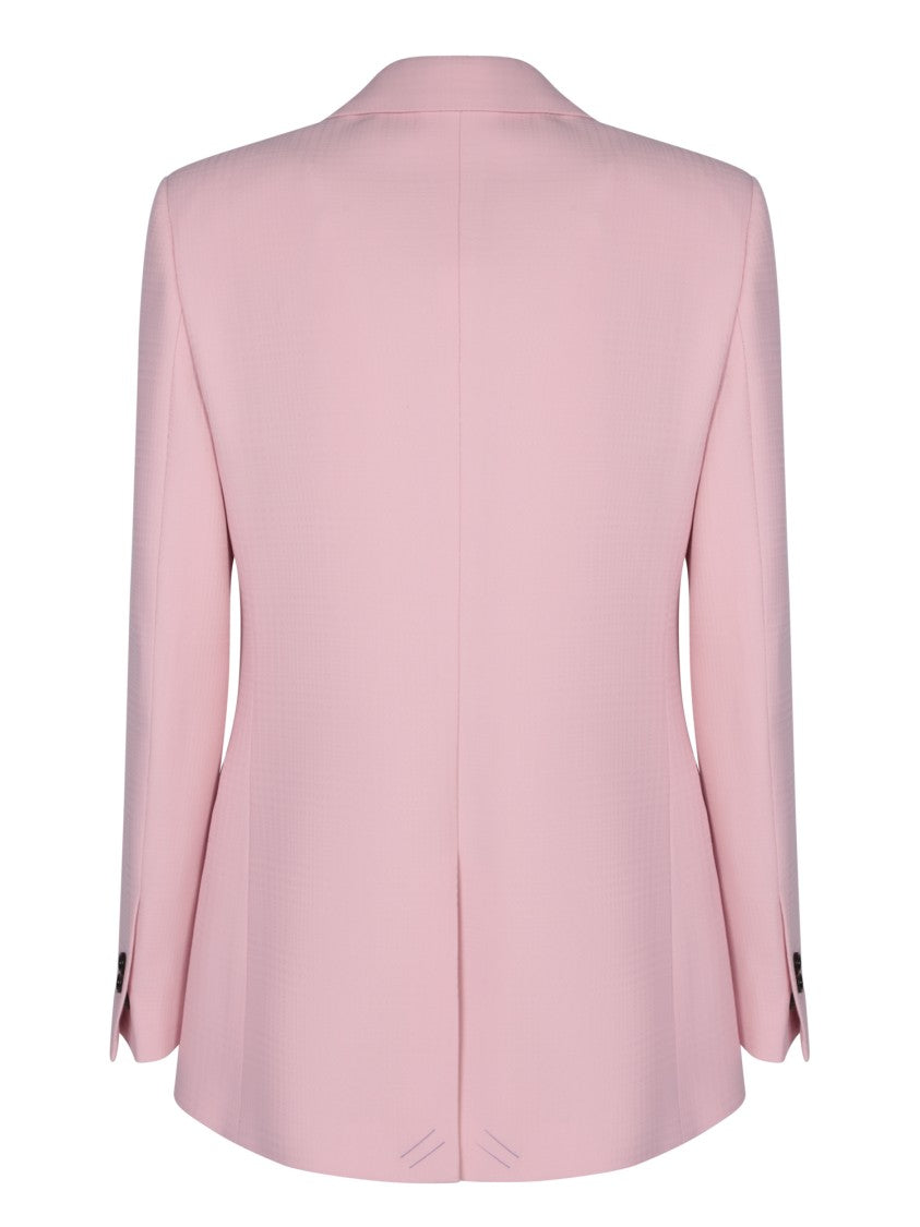Burberry Pink Wool Jacket