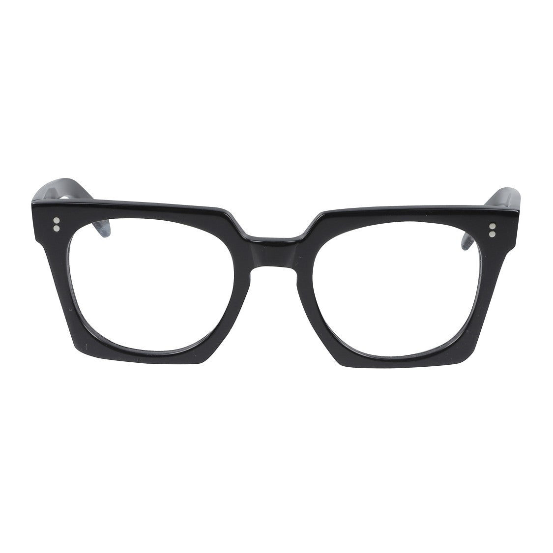 Kador Maya Oversized Square Frame Eyeglasses With Glossy Black Finish