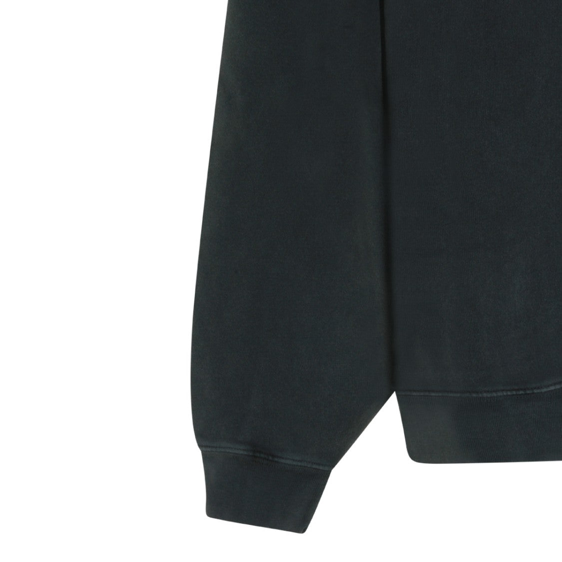 Anine Bing Classic Black Cotton Sweatshirt With Graphic Back And Logo Detail