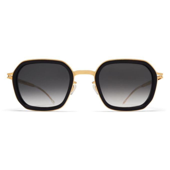 Mykita Gold Beam Gradient Square Sunglasses