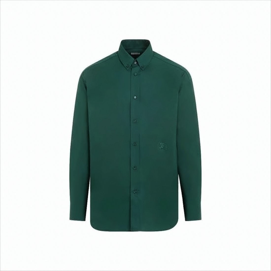 Burberry Deep Green Button-Down Shirt