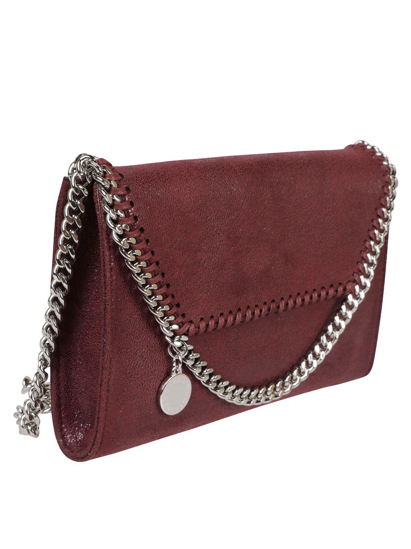 Stella Mccartney Textured Burgundy Bag