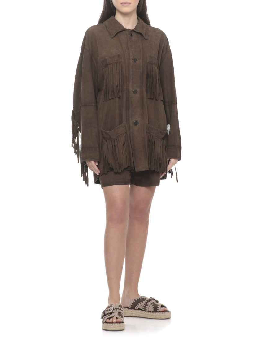 Mou Brown Buckle Upper Belt Sandals