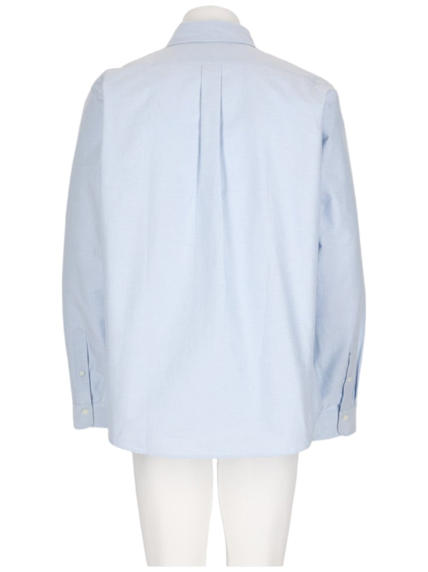 Kenzo Light Blue Oxford Button-Down Cotton Casual Shirt