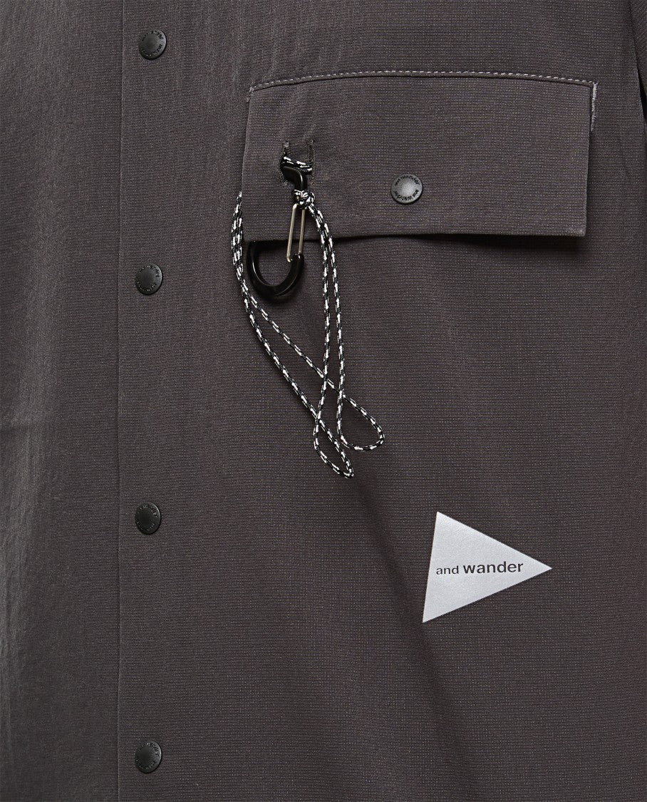 And Wander Short Sleeve Button-Down Shirt With Welt Pocket