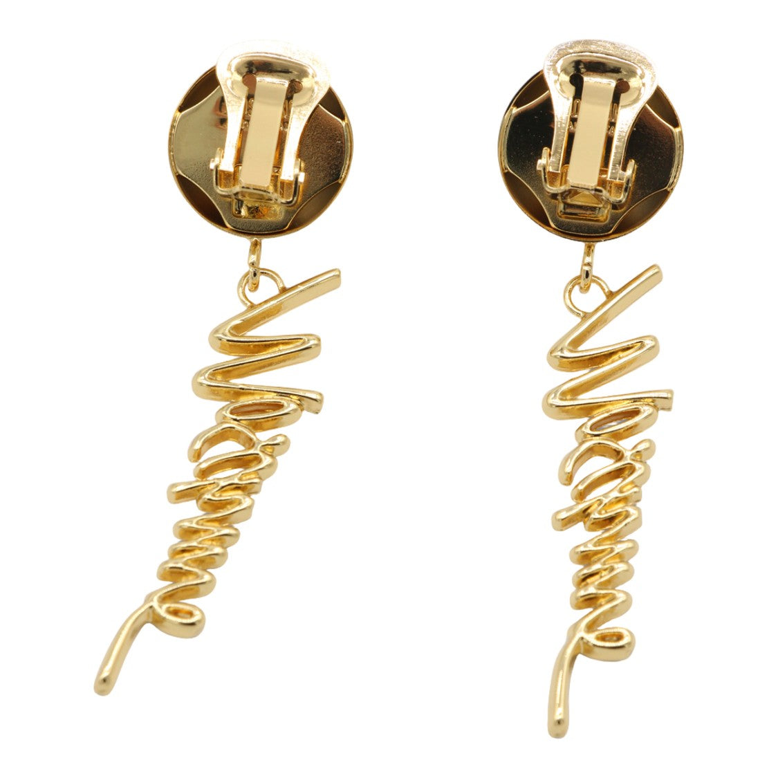 Moschino Bijoux Golden Statement Jewelry With Intricate Detailing