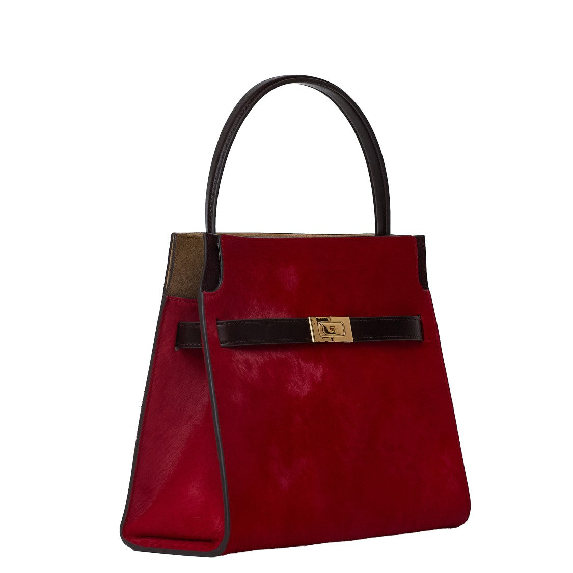 Tory Burch Lee Radziwill Haircalf Small Double Shoulder Bag