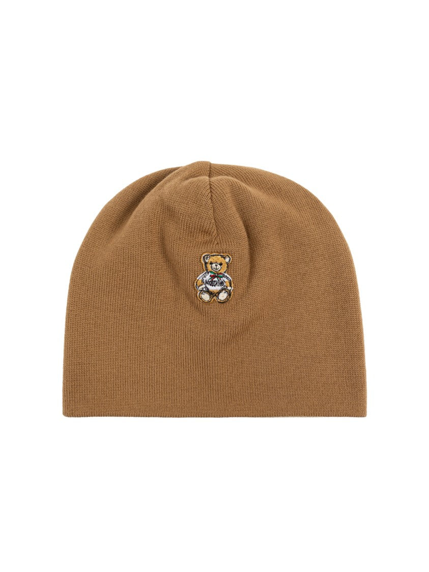Moschino Teddy Bear Logo Beanie