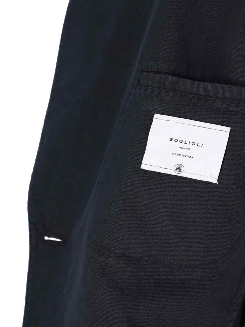 Boglioli Double-Breasted Blazer – Navy