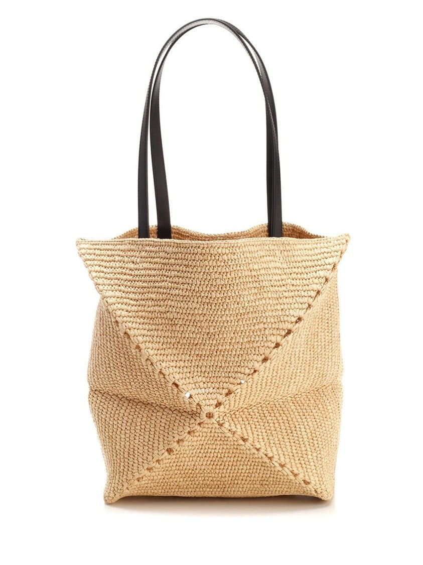 Loewe Woven Raffia Shoulder Bag