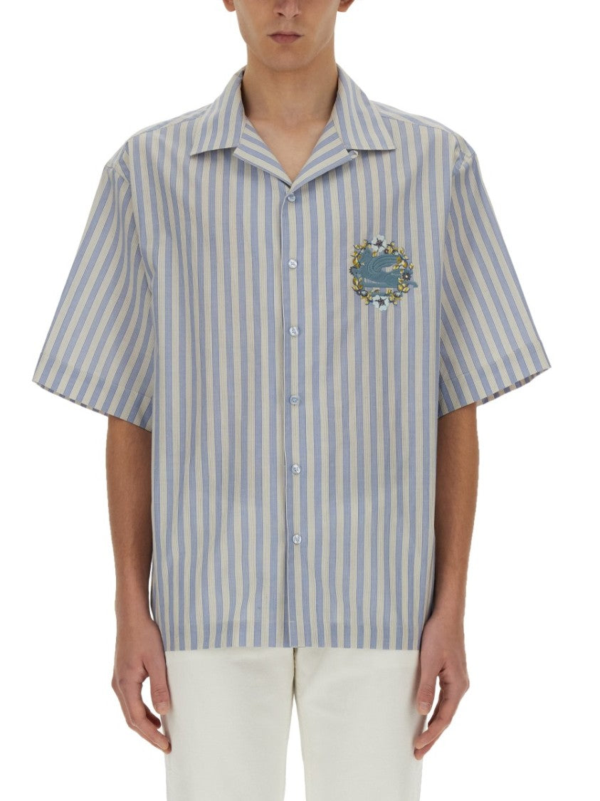 Etro Classic Striped Bowling Shirt