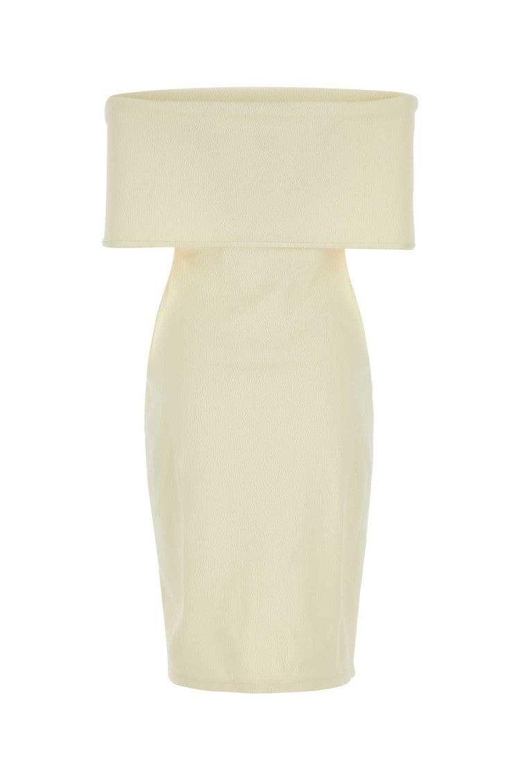 Bottega Veneta Crema Tech Nylon Dress