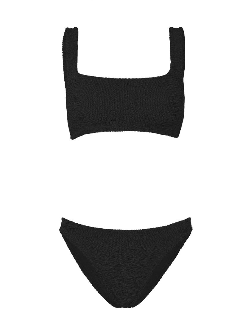 Hunza G Neutral Xandra Textured Bikini Set