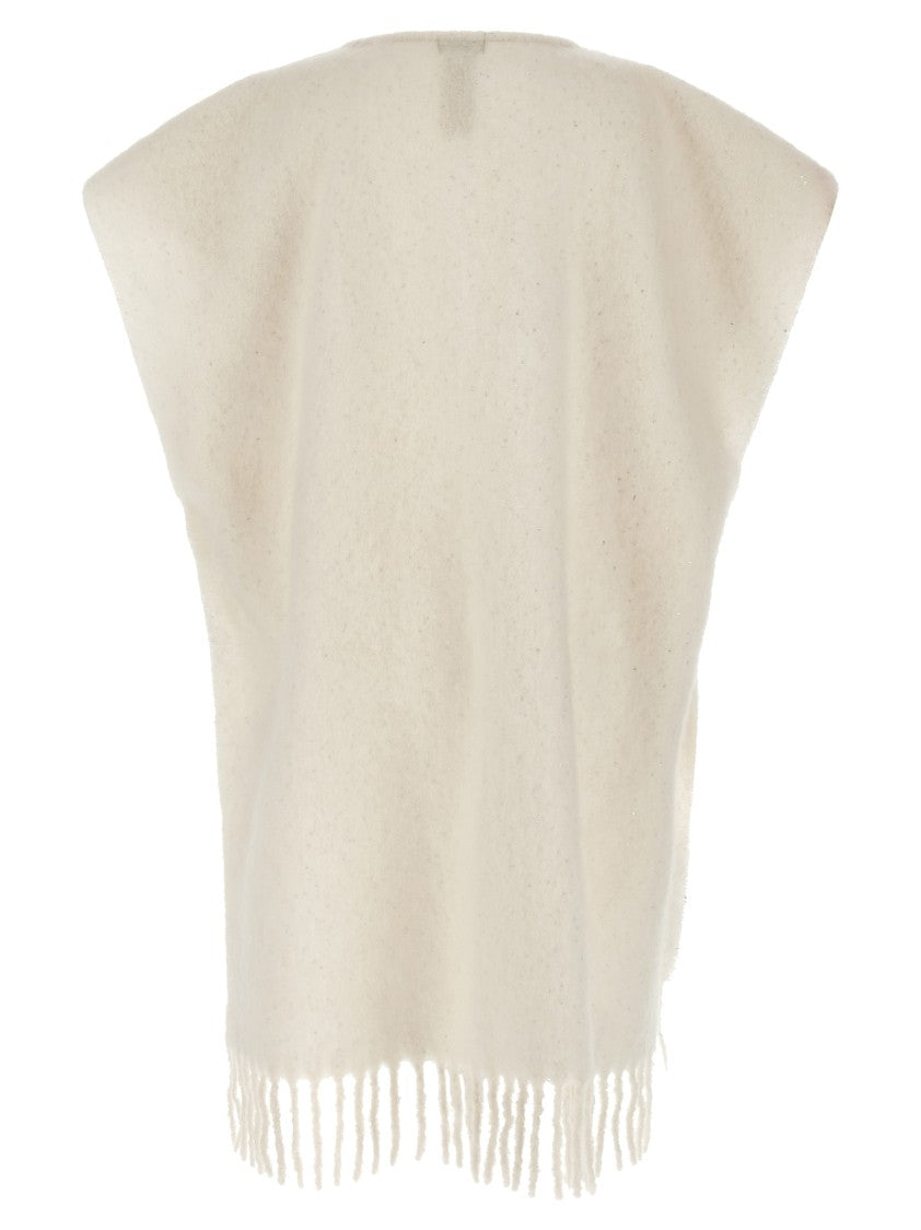 Peserico Bouclé Yarn Cape