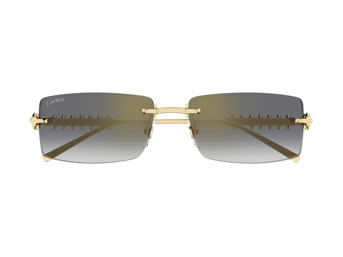 Cartier Ct0604s Rimless Square Sunglasses