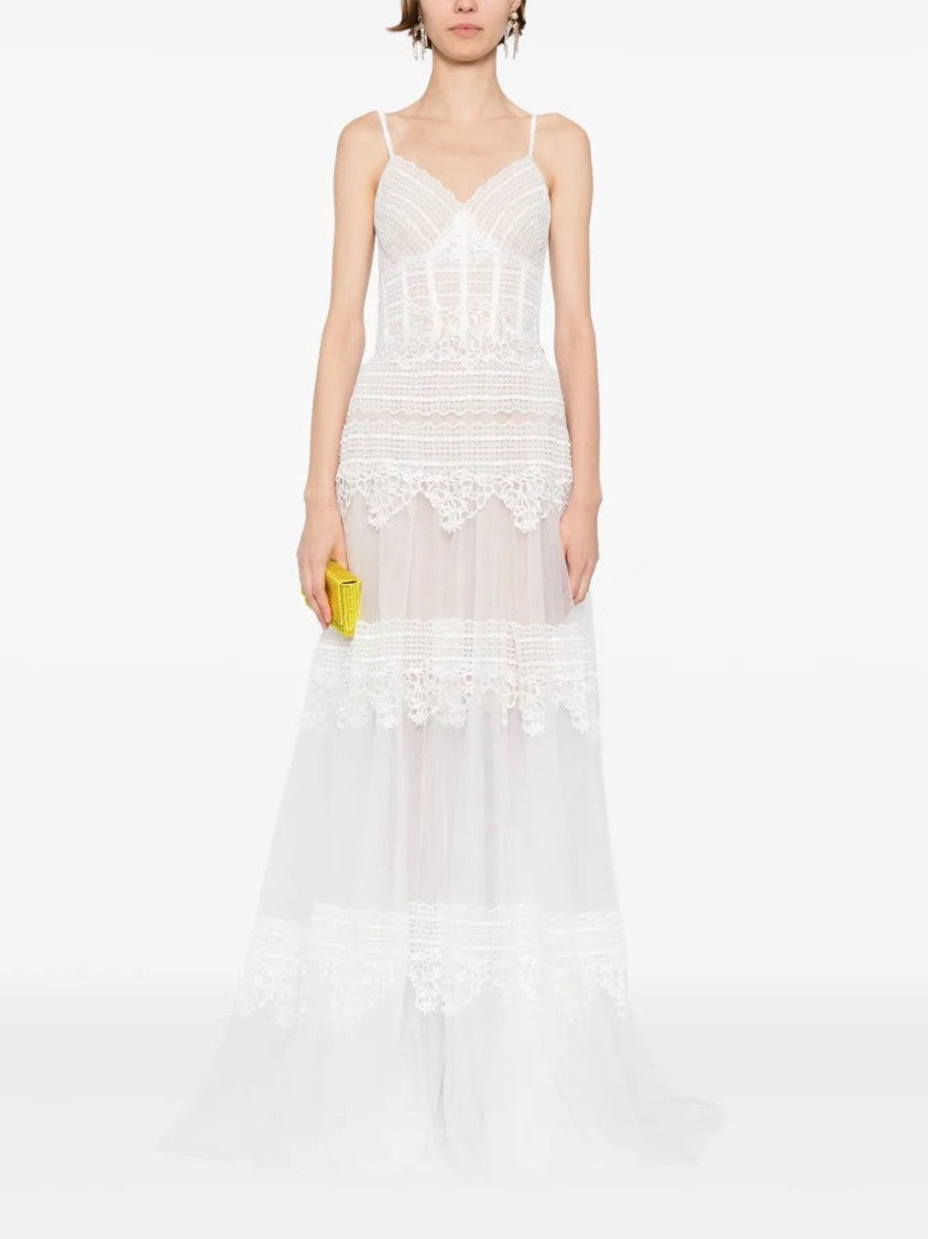 Saiid Kobeisy Lace Long Dress