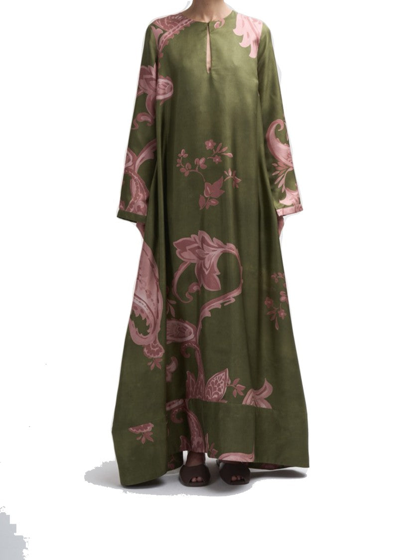 Co.Go Black Silk Maxi Dress