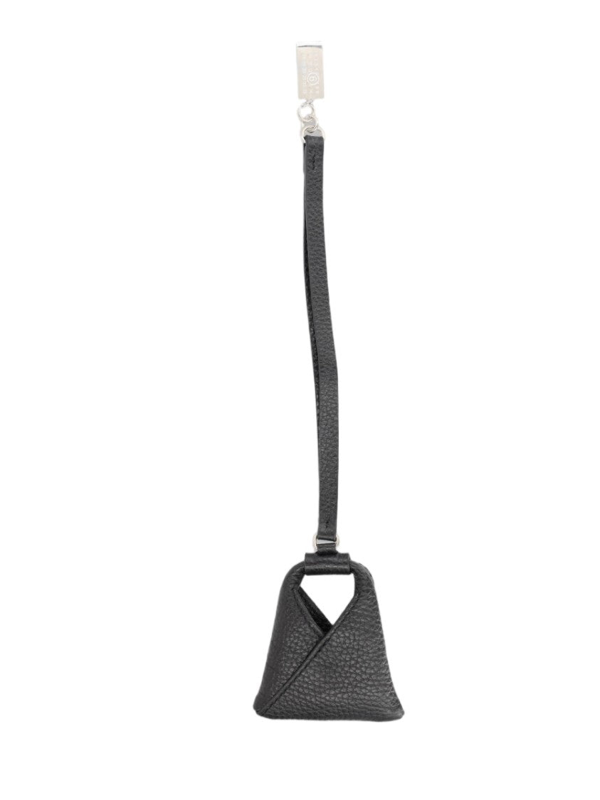 Mm6 By Maison Margiela Japanese Triangular Leather Bag Charm