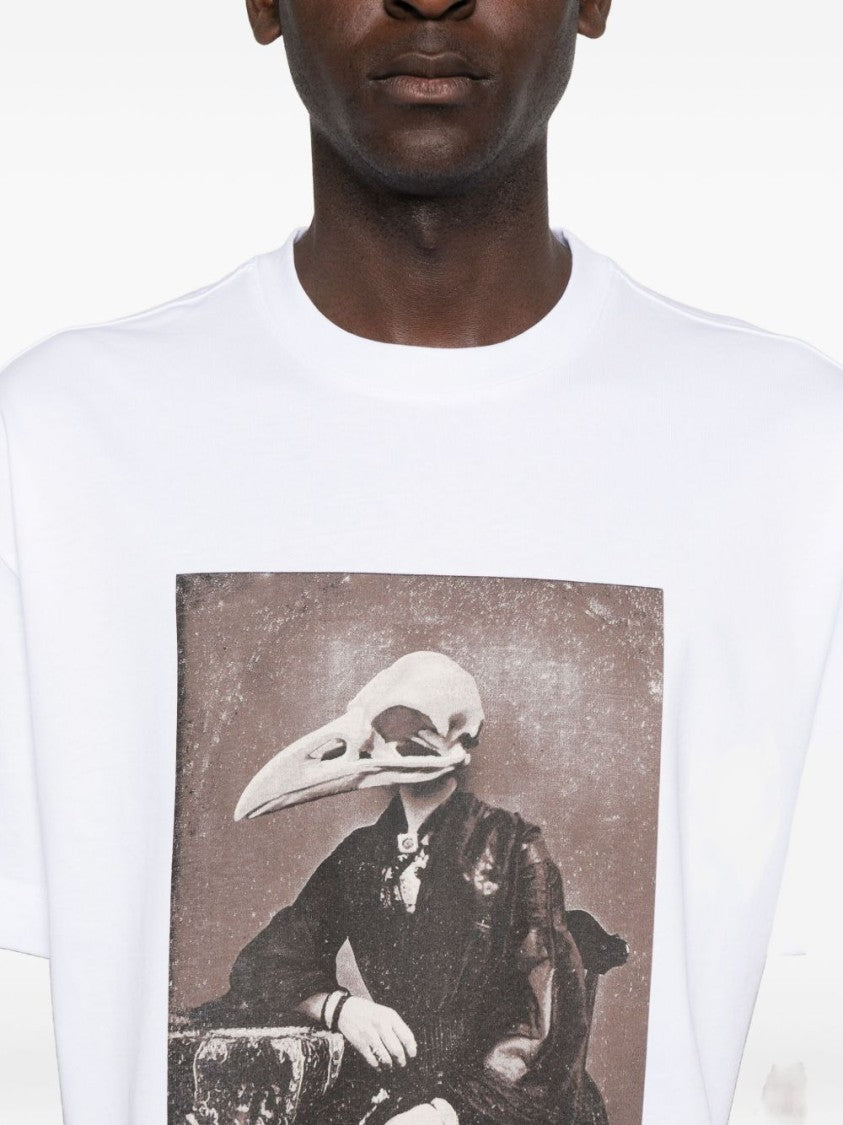 John Richmond Artistic Print White John Richmond T-Shirt