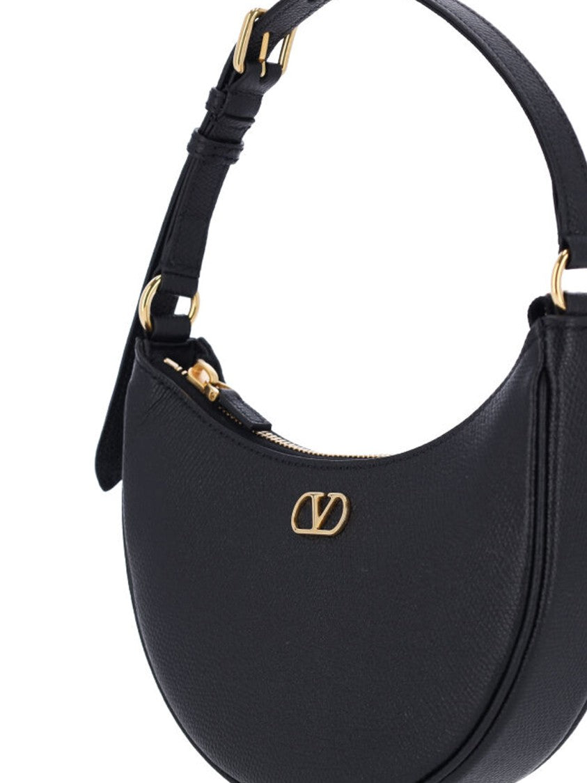 Valentino Garavani "Vlogo Signature" Mini Hobo Bag Black