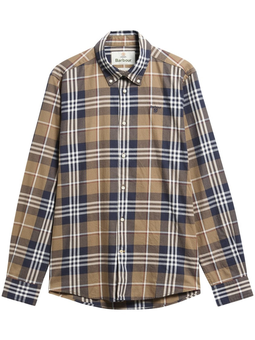 Barbour Edgar Tailored Plaid Long-Sleeve Shirt