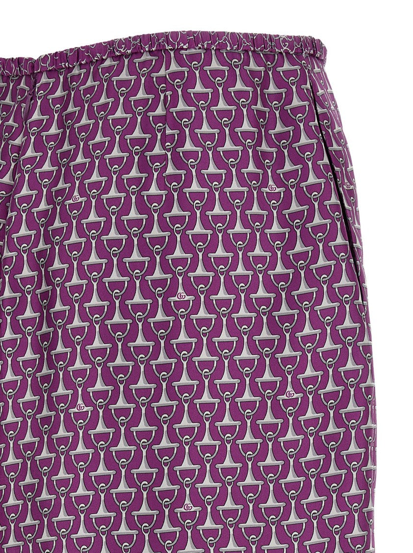 Gucci 'Morsetto' Print Skirt