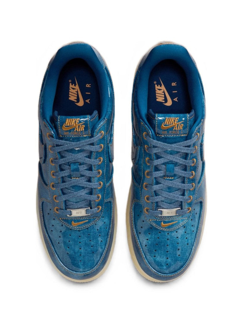 Nike Deep Blue Air Force 1 Retro Low-Top Sneakers