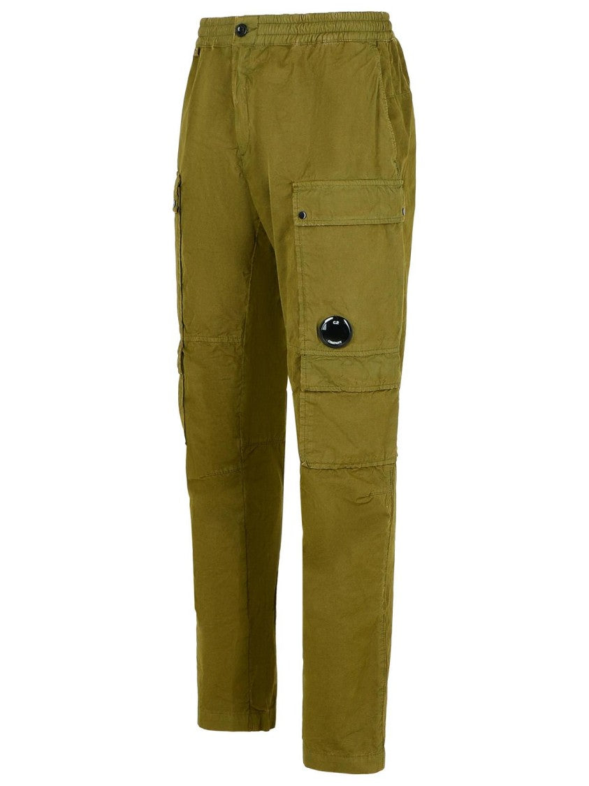 C.P. Company Cargo Pants In Green Cotton