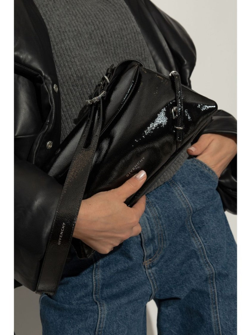 Givenchy Rectangular Patent Leather Shoulder Bag
