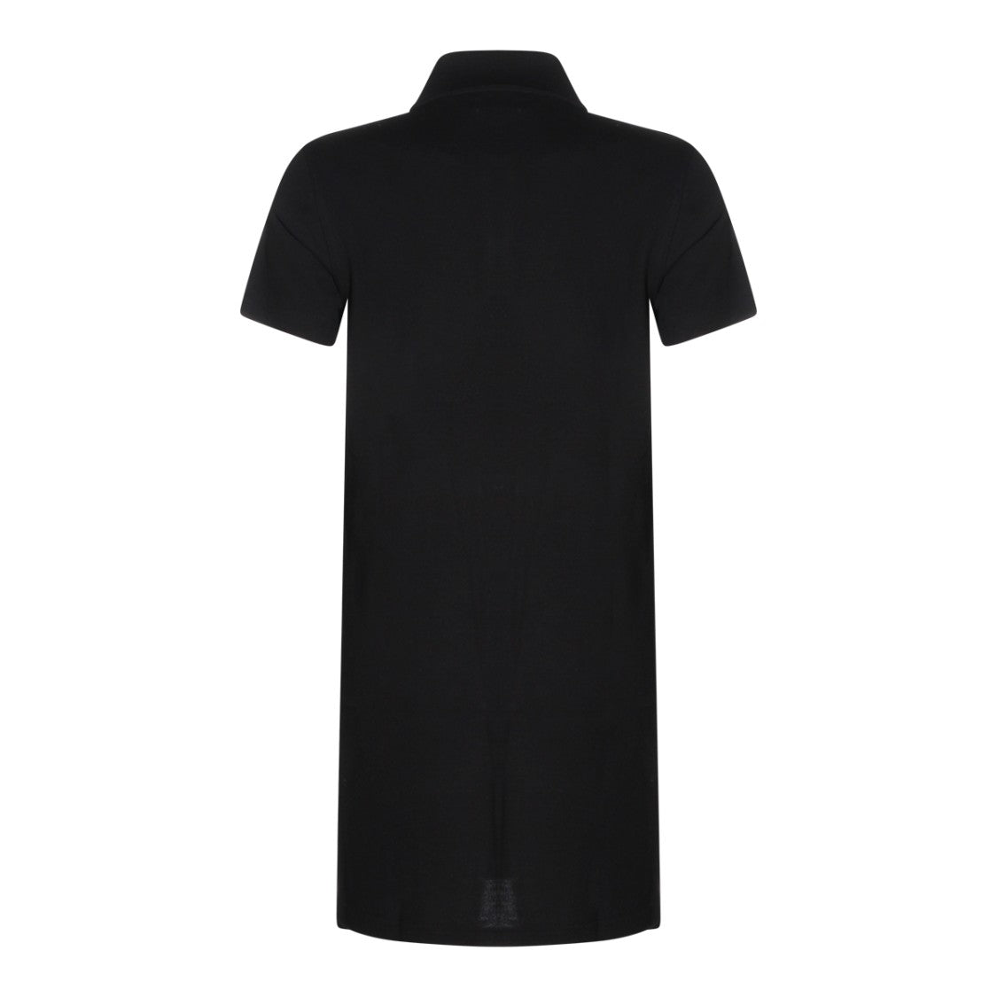 Saint Laurent Black Cotton Midi Dress