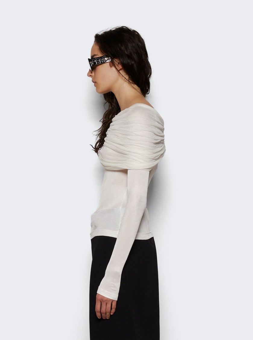 Christopher Esber Sonora Veiled Long Sleeve Top