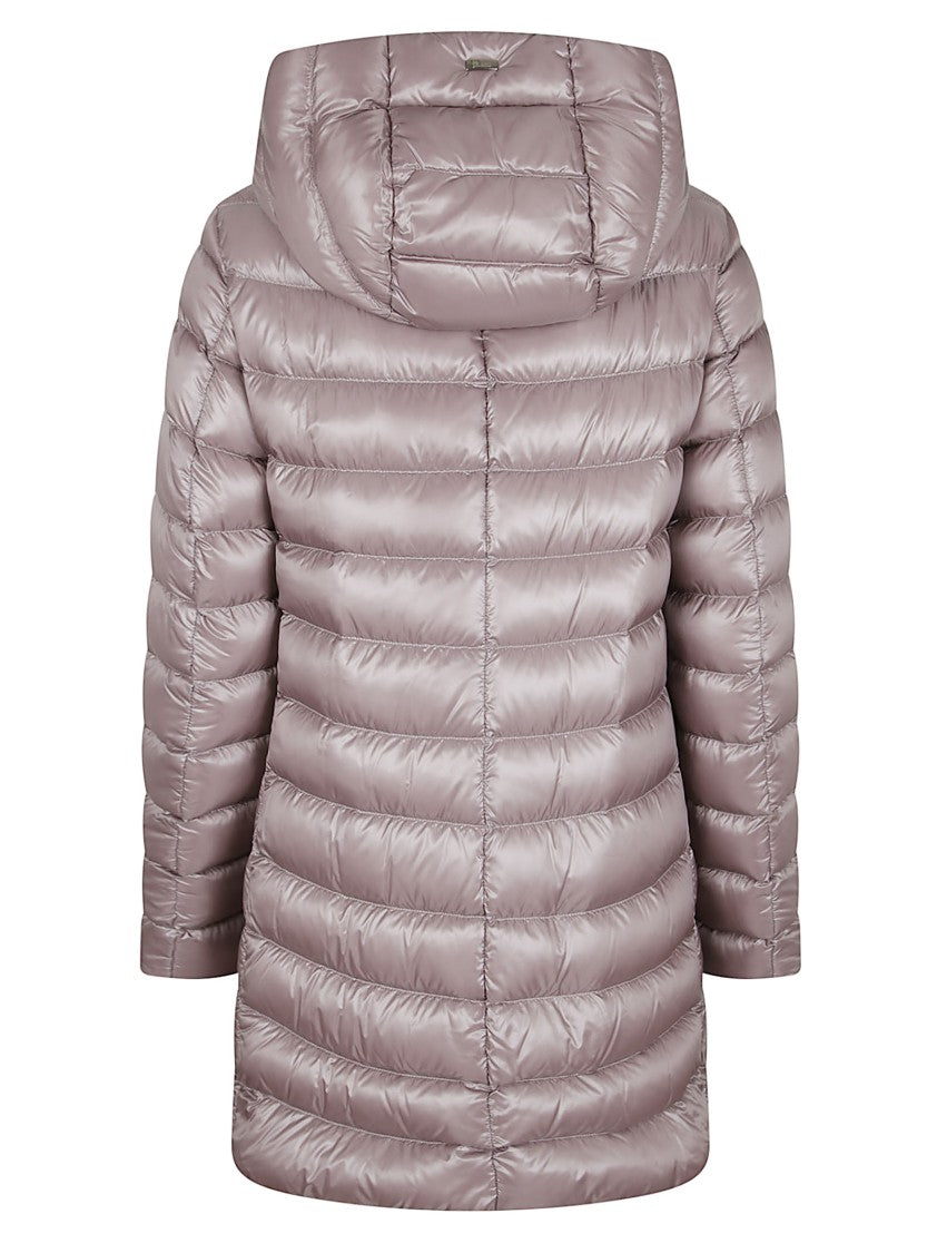 Herno Down Jacket In Silky Ultralight Nylon With A-Shape Design
